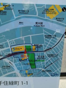 千住大橋駅周辺地図