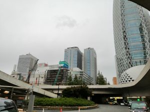 新宿駅西口のロータリー