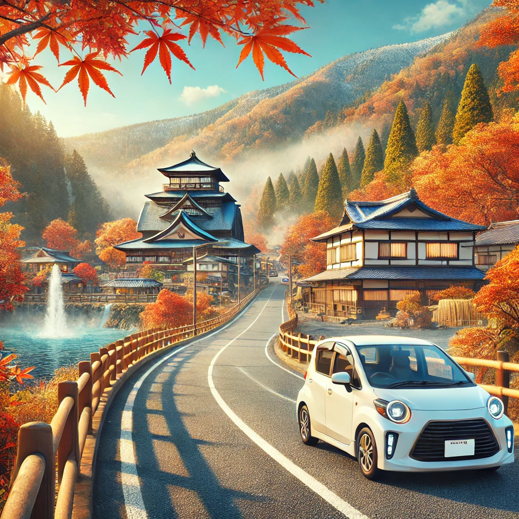 箱根温泉への秋のドライブ