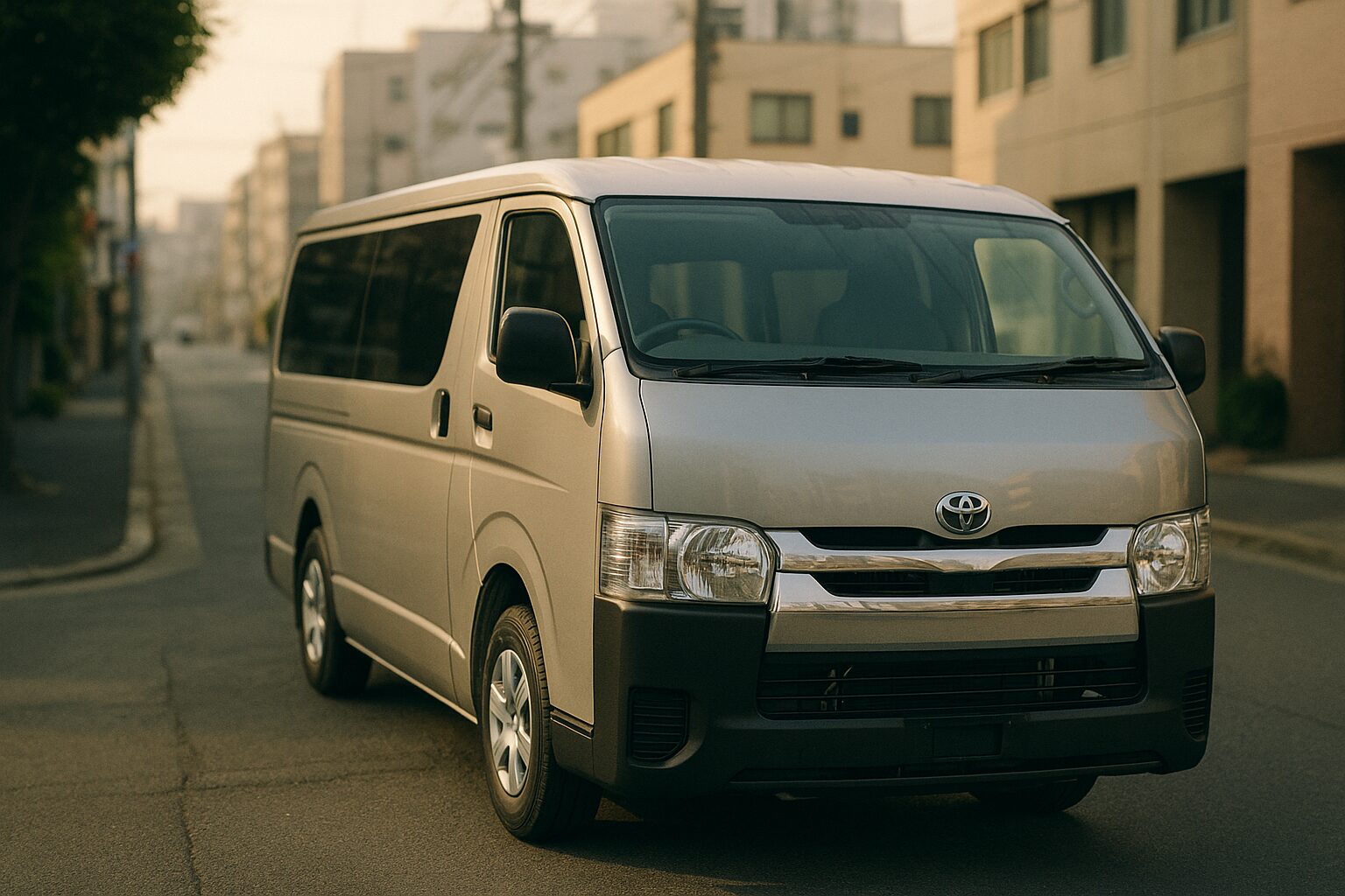 都内でハイエースを運転する