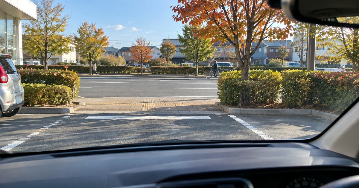 paper driver parking exit sidewalk safety 20261019