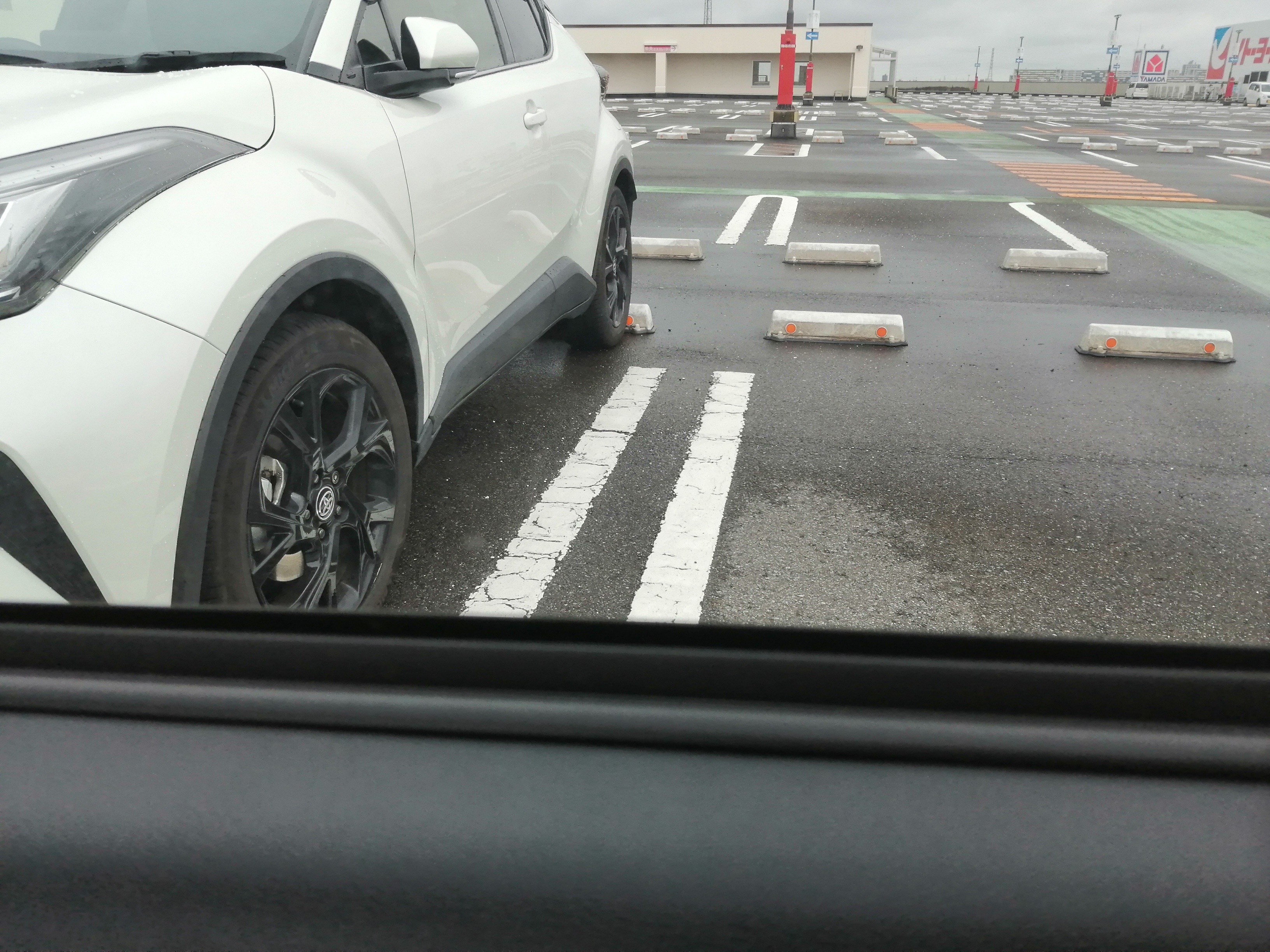 車体の平行度をチェック