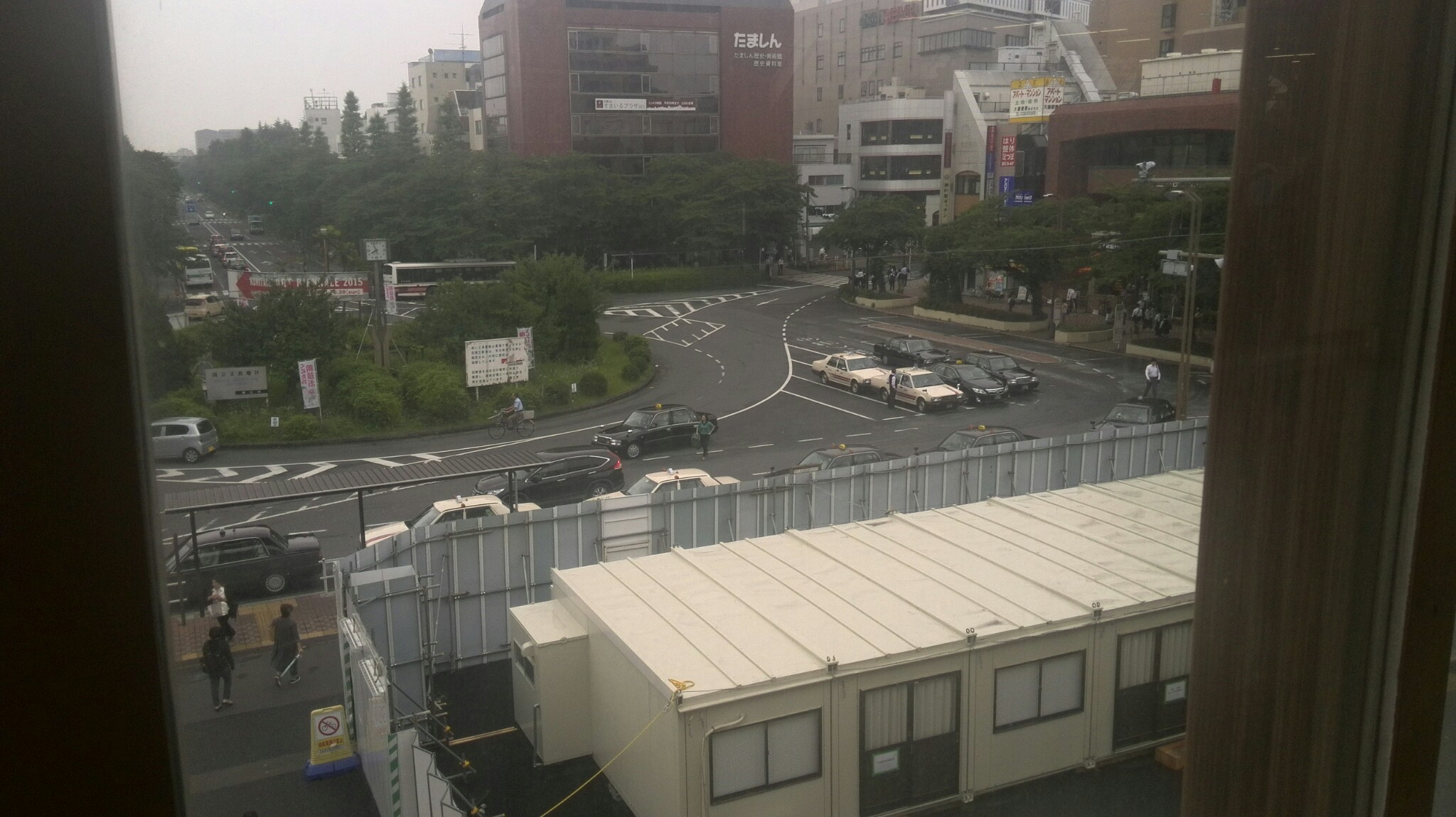 駅前道路の流れ