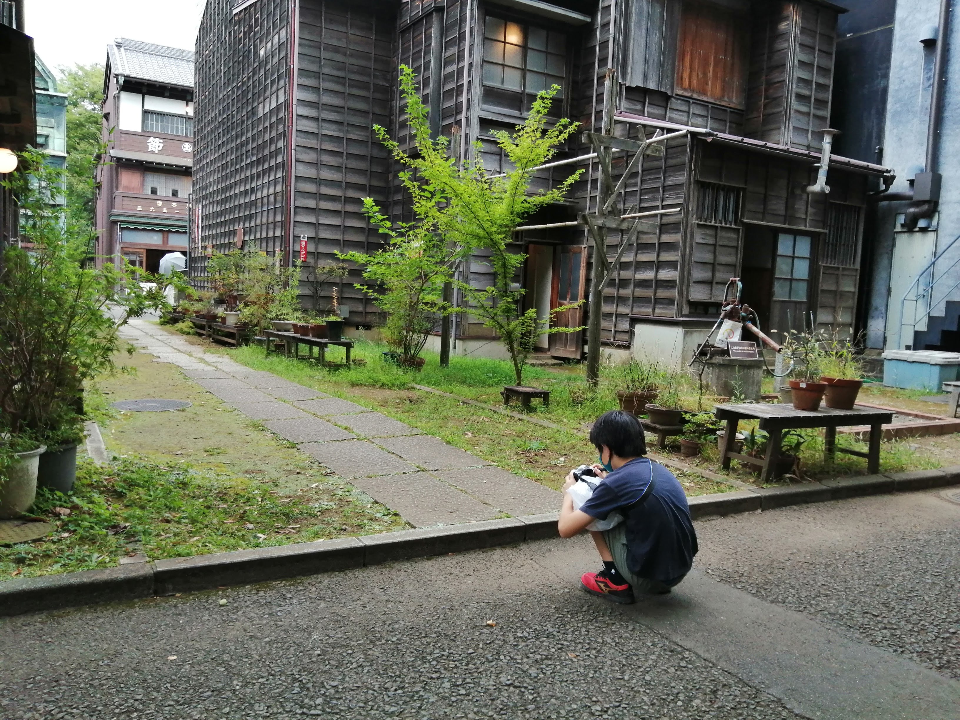 園内の落ち着いた空間