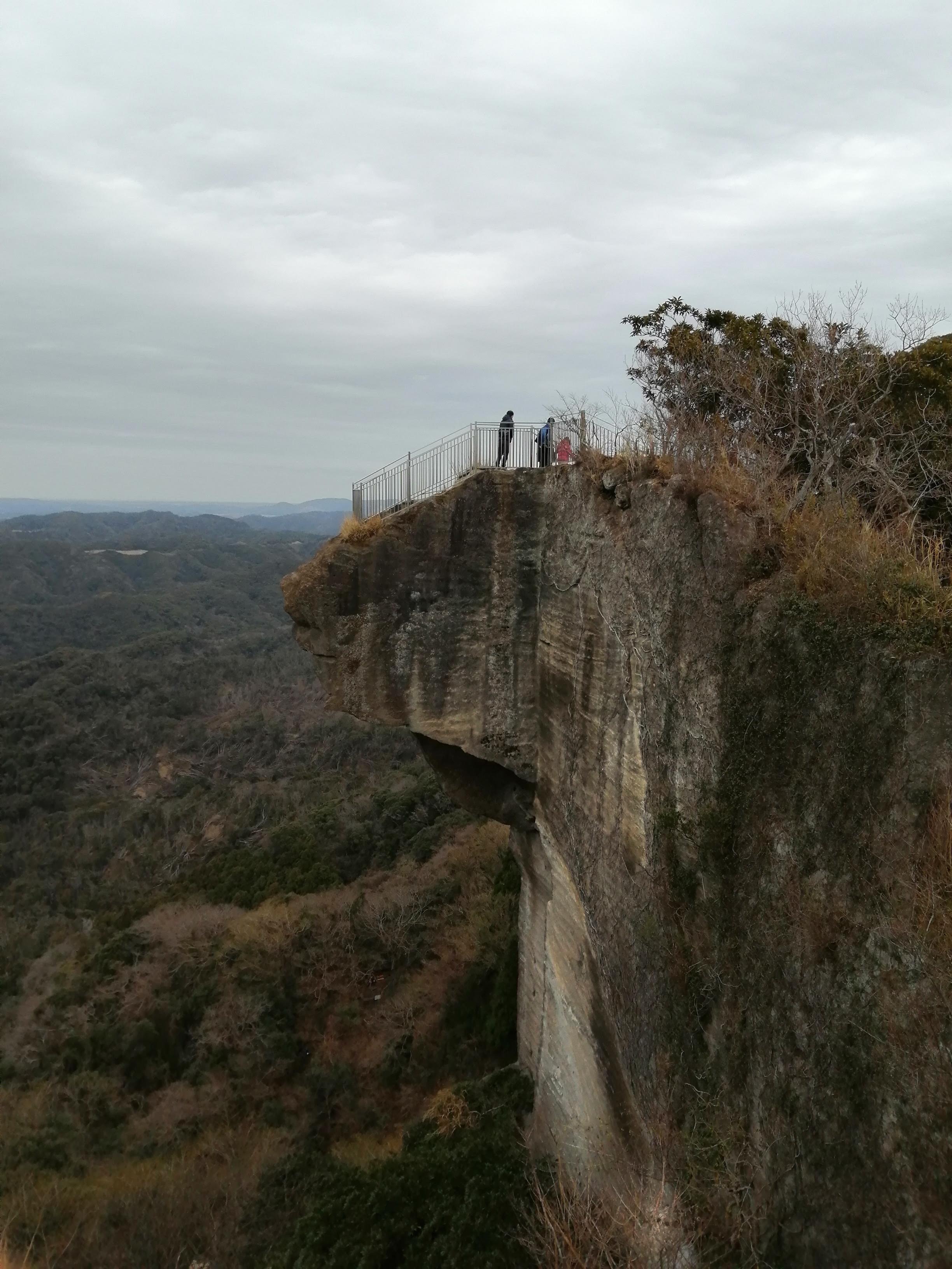 崖上からの広大な景色