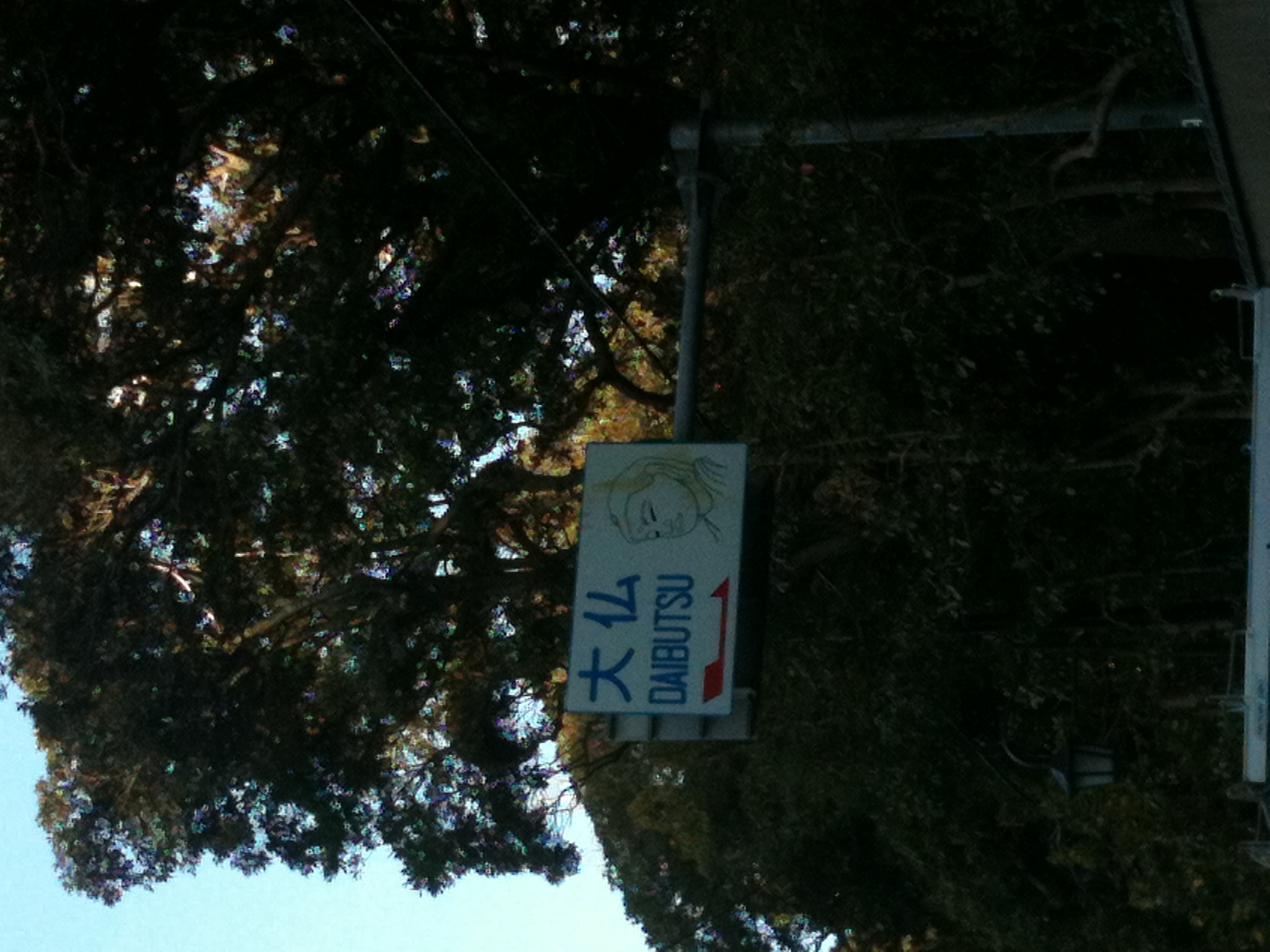 観光案内の道路標識