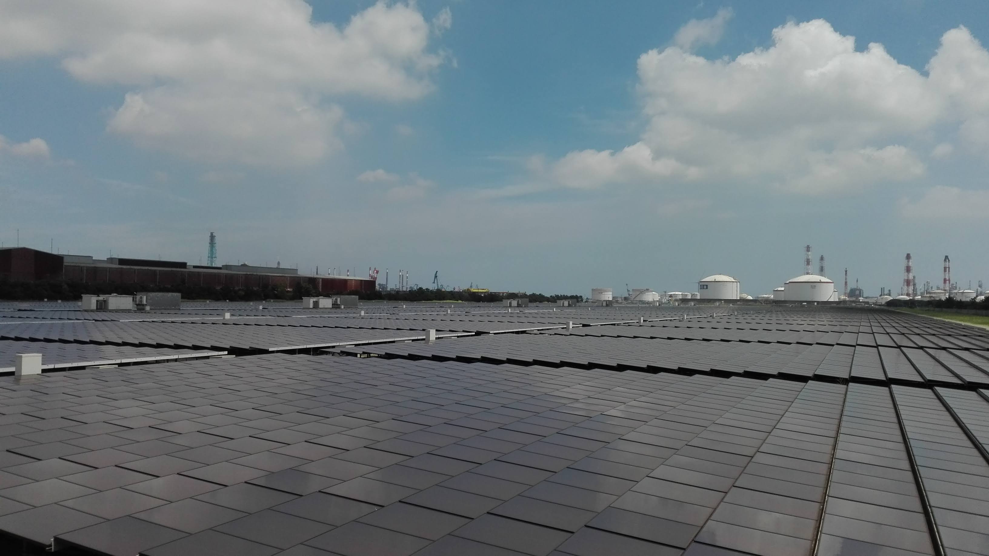 発電設備の広がりを見渡す