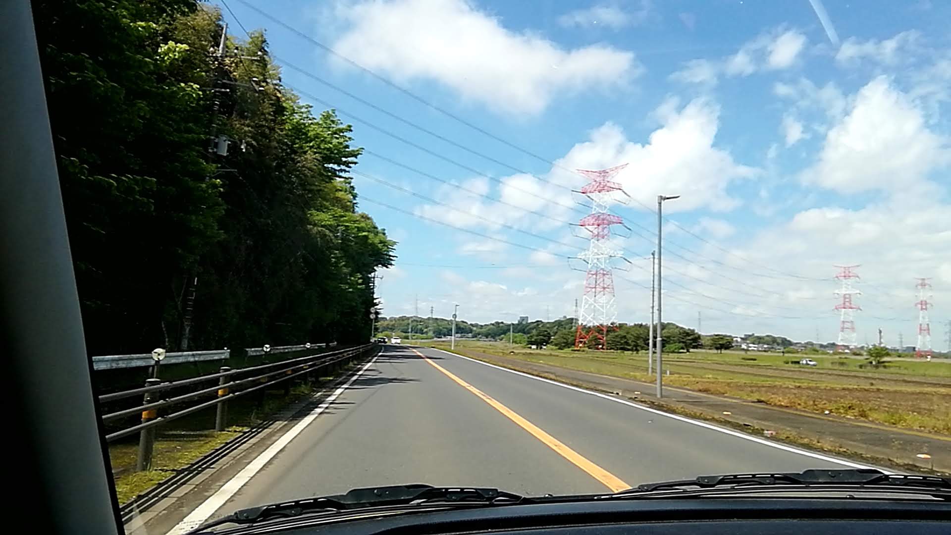 手賀沼周遊道路　晴れていると気持ちがいいですね.jpg
