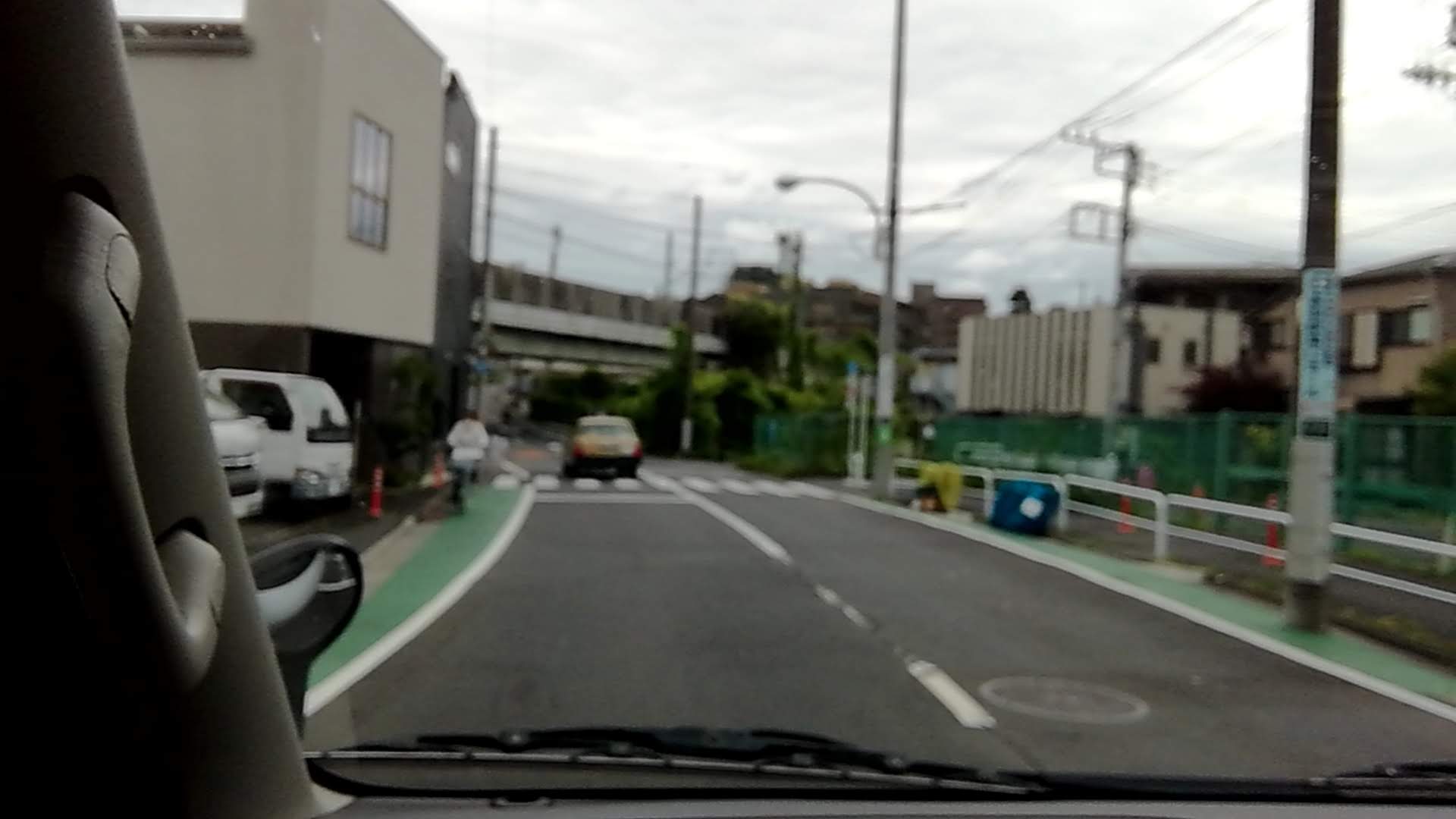 直線道路の様子