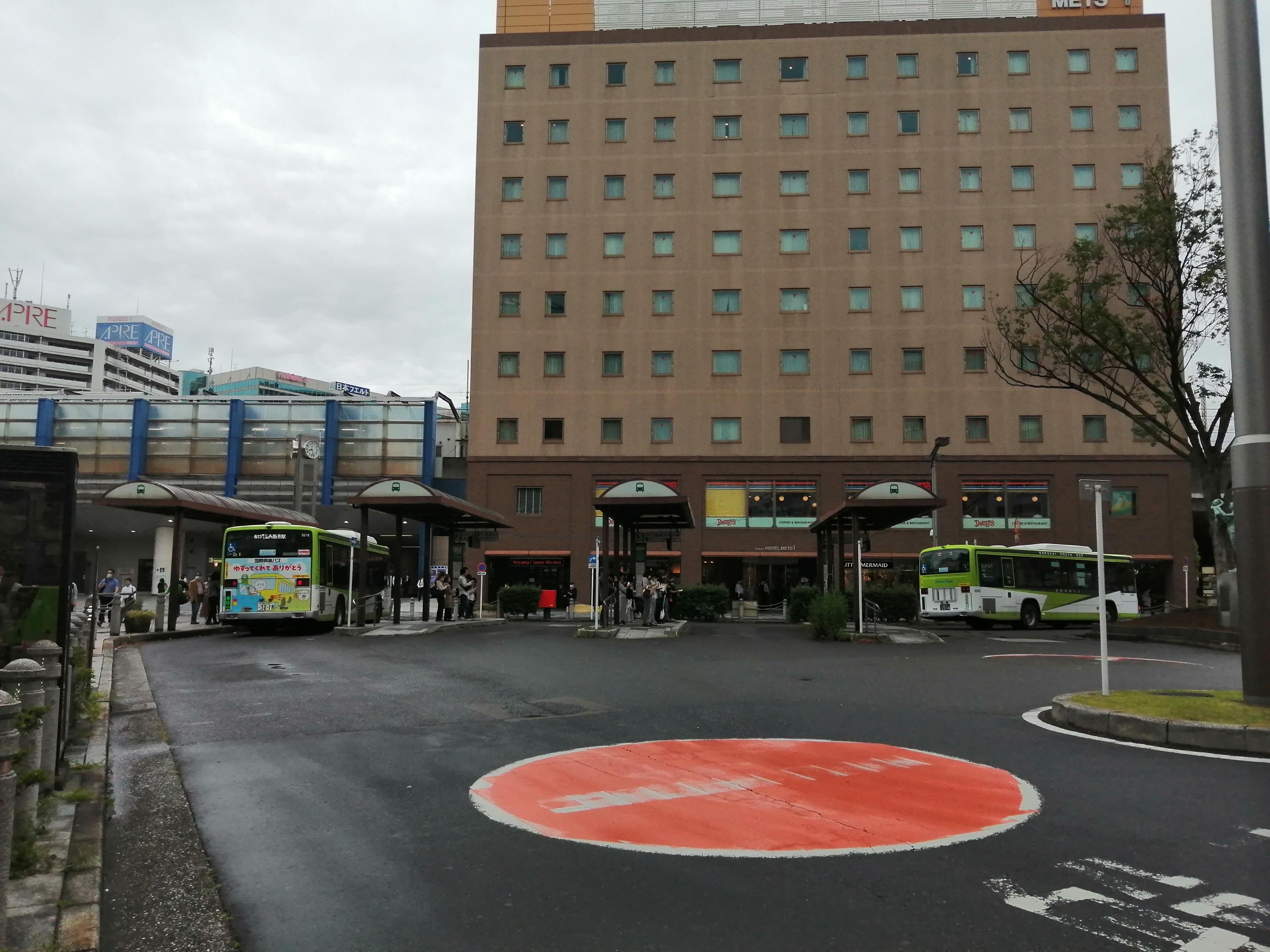 円形の路面標示