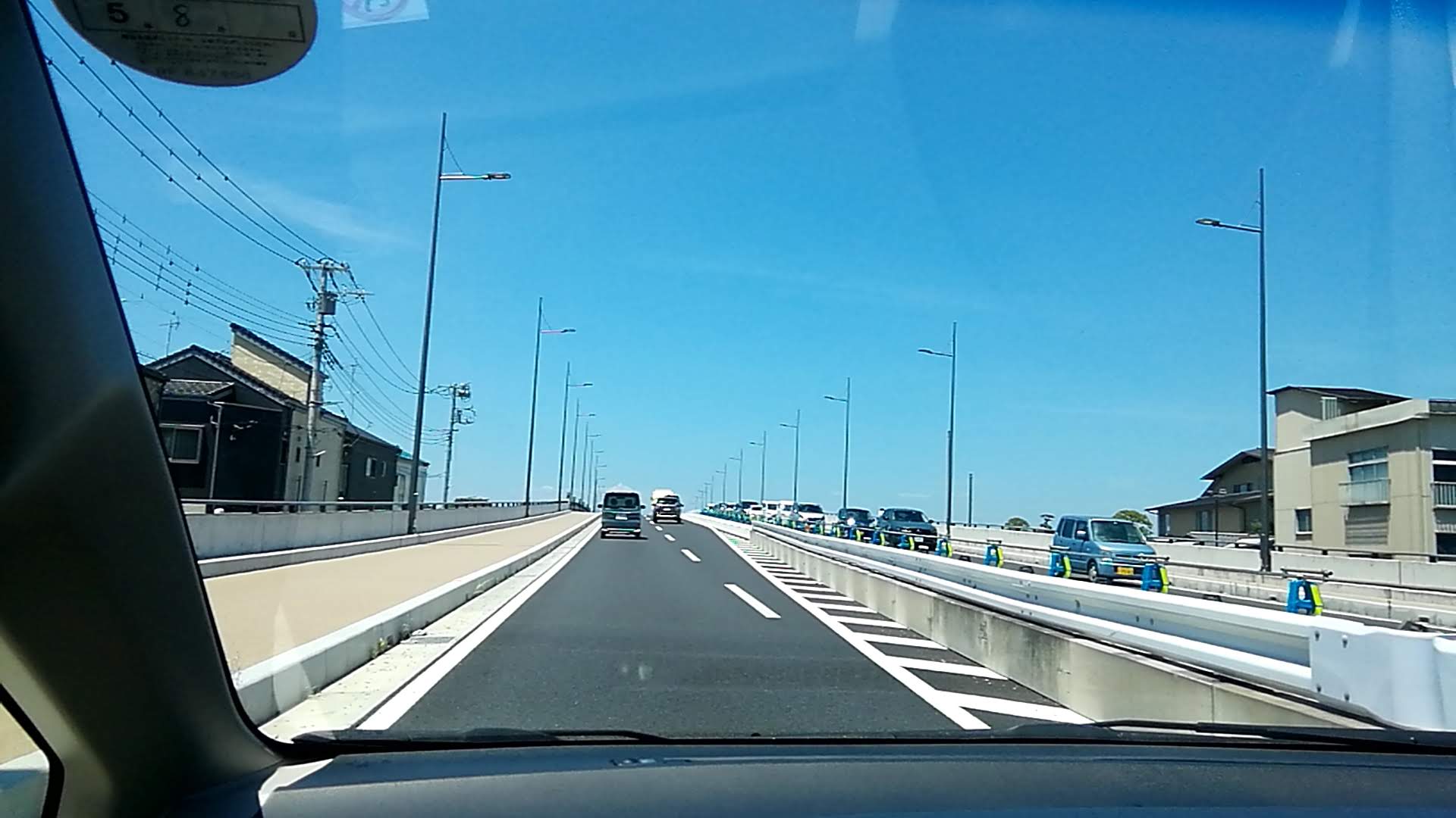 見通しの良い道路