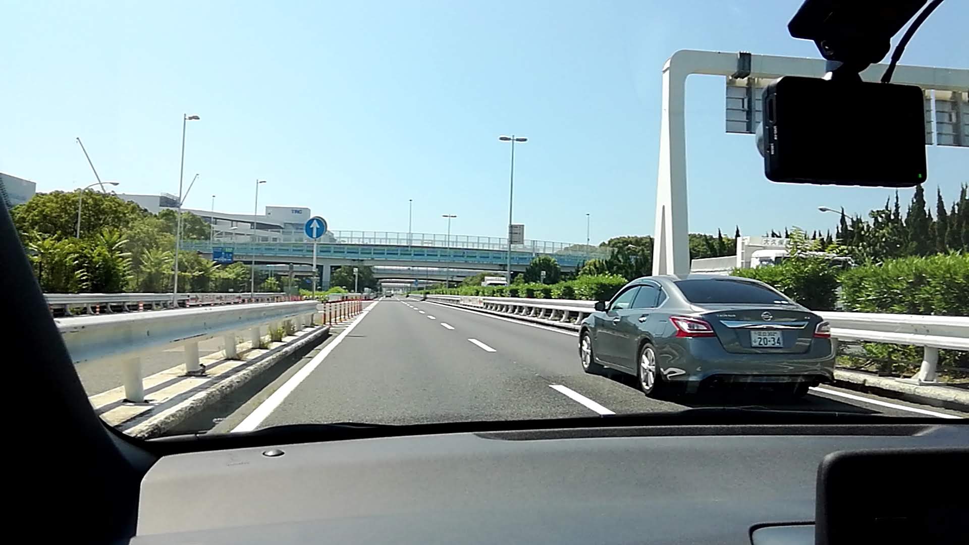 開けた視界の区間