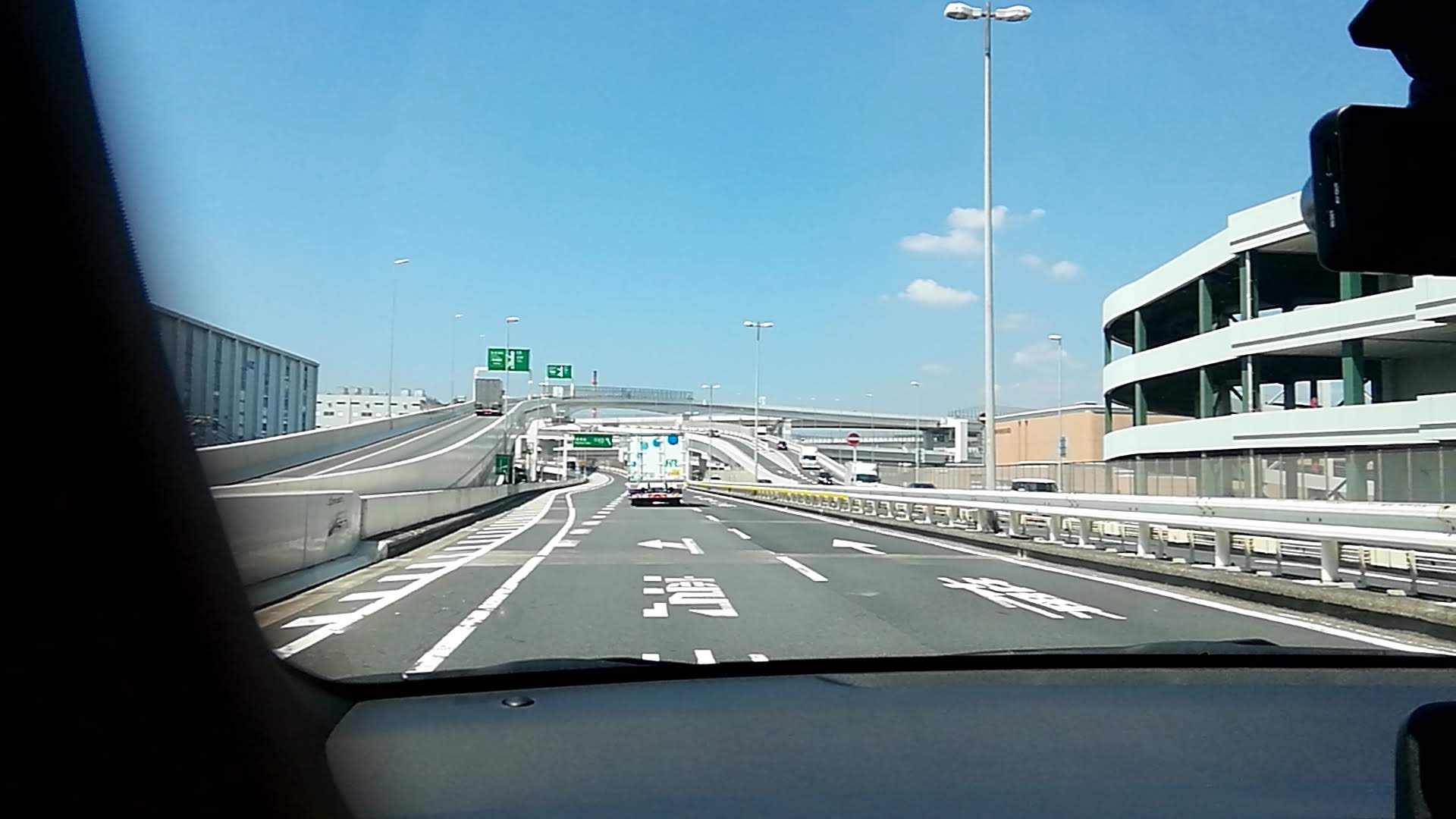 高架道路の走行