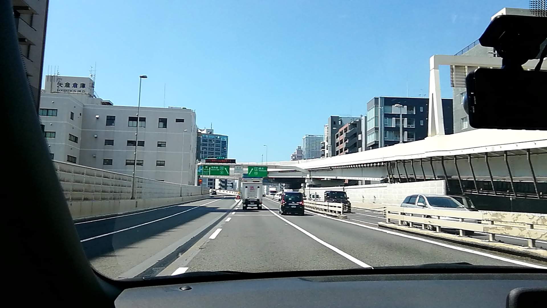湾岸エリアの道路