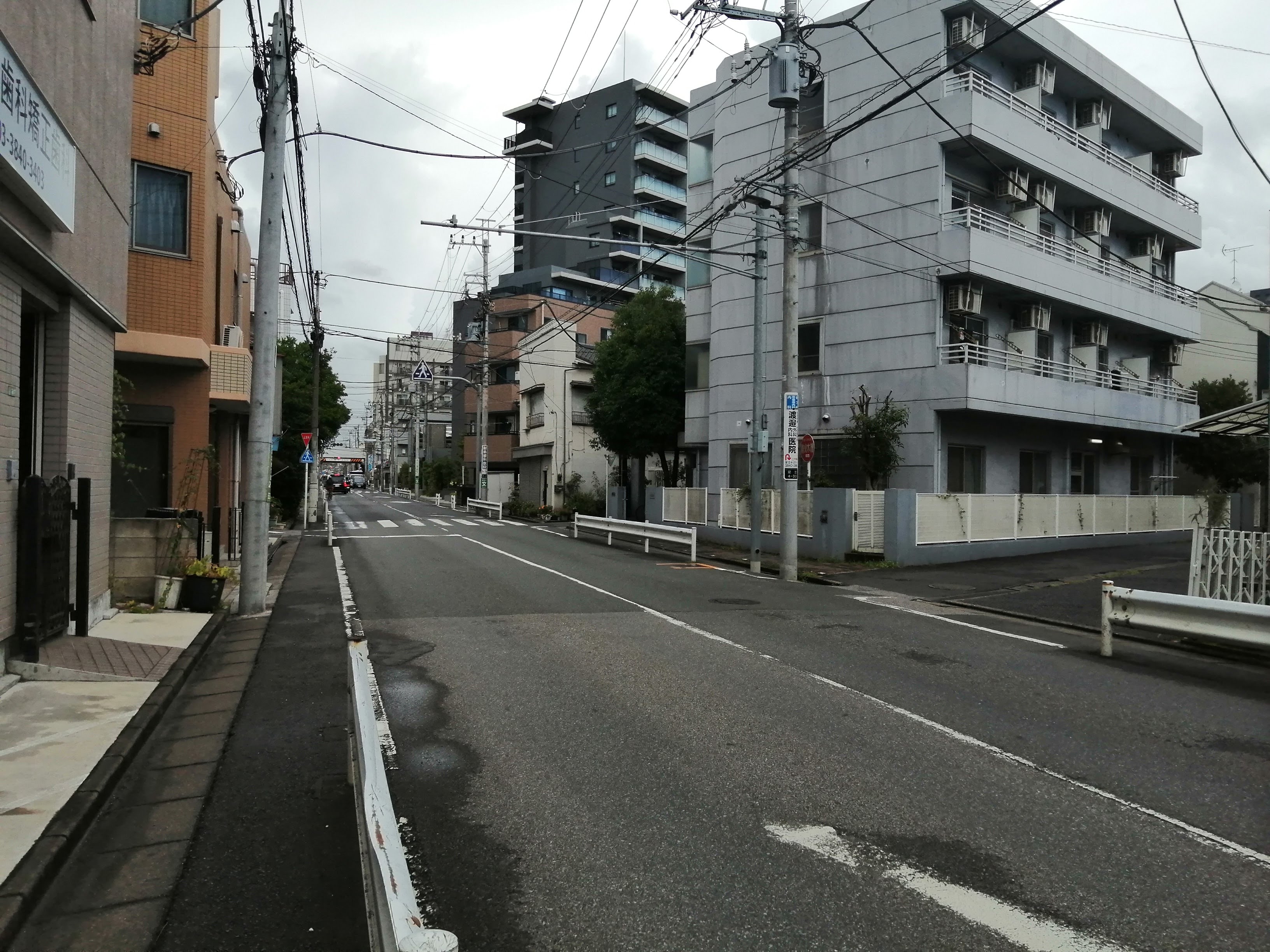 落ち着いた生活道路