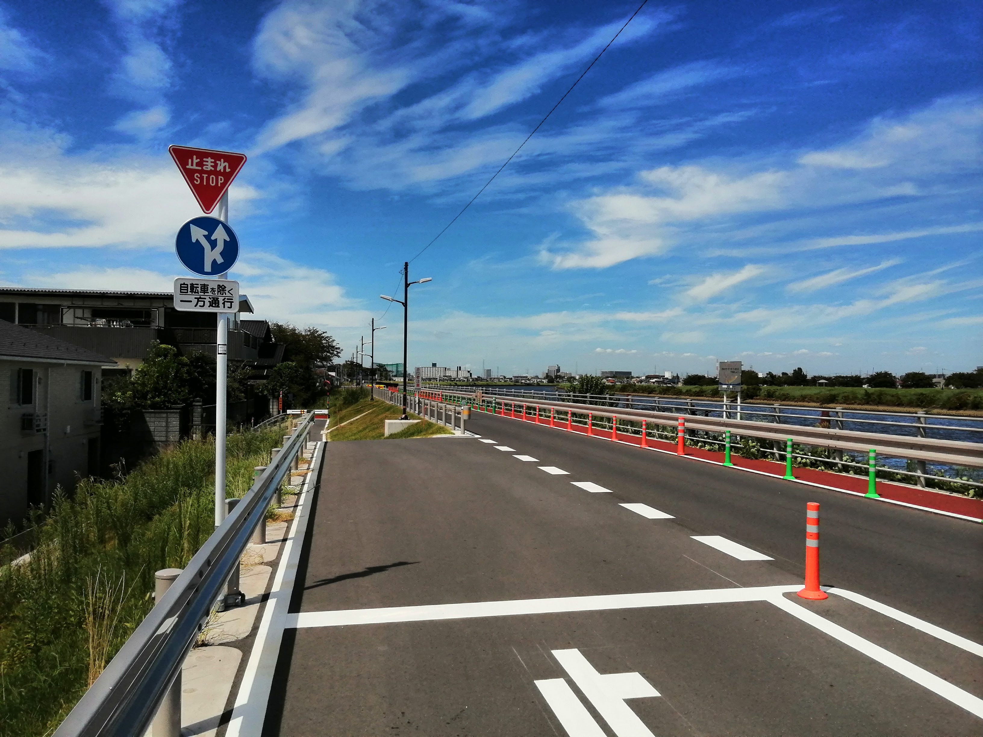 カラー舗装路面