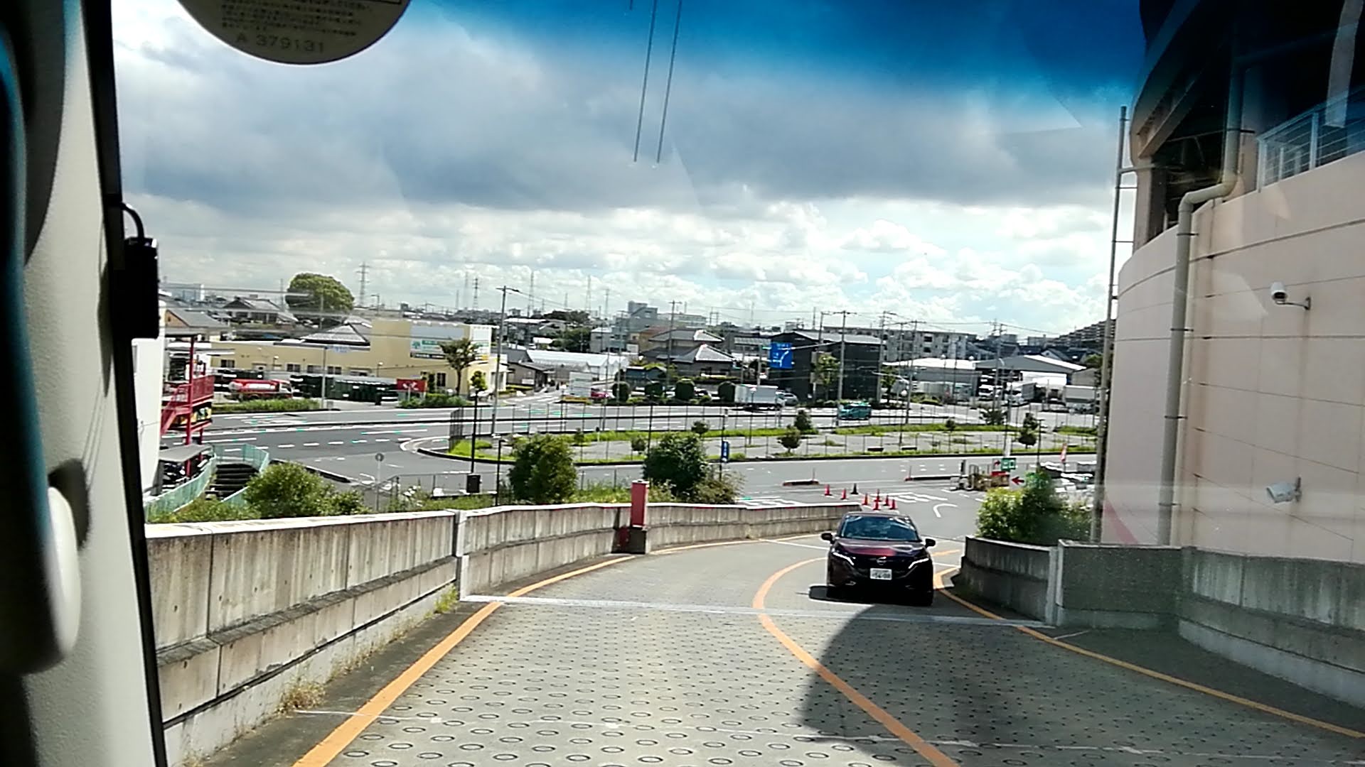 視界の開けた区間