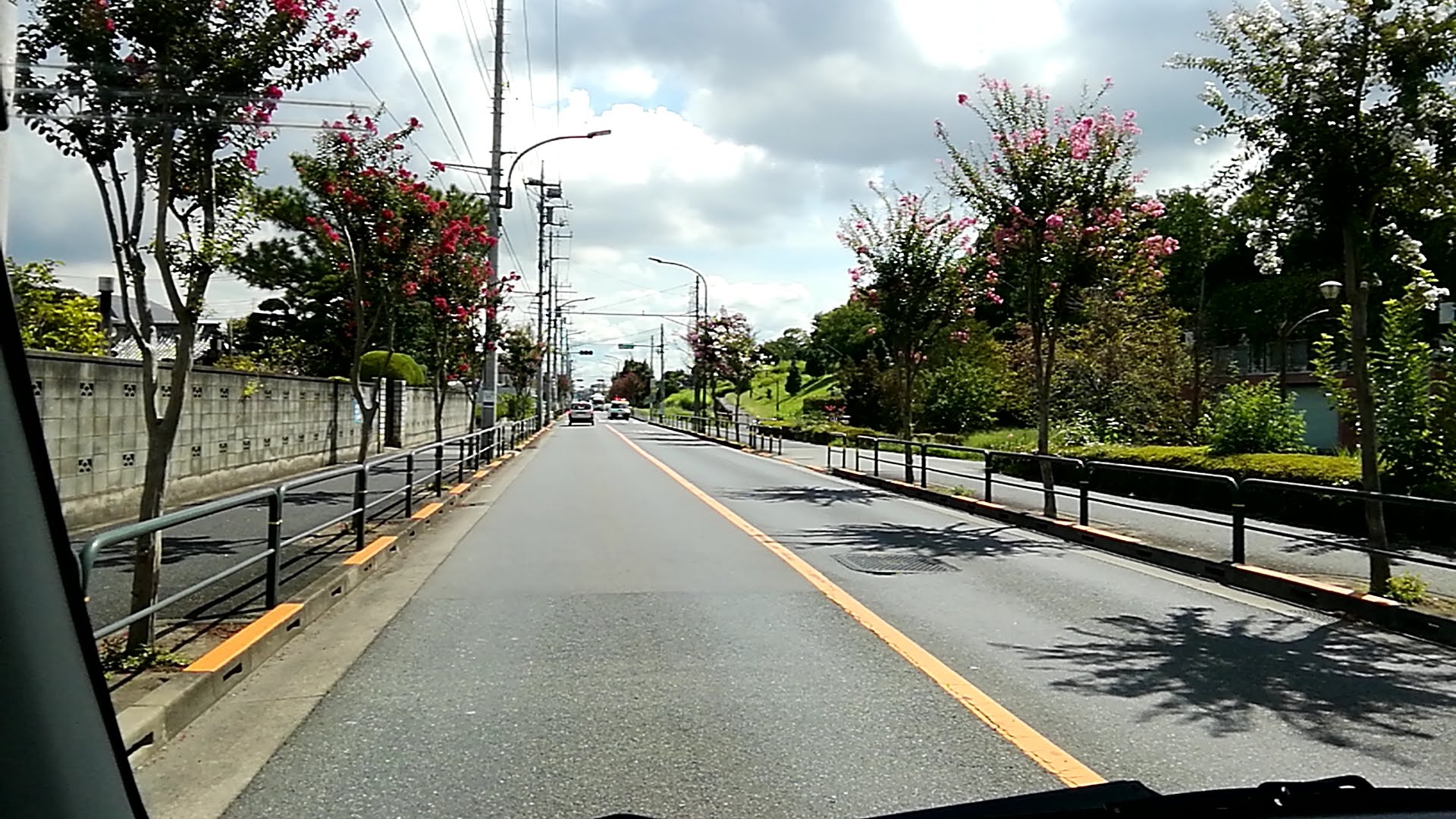 中央線のある通り