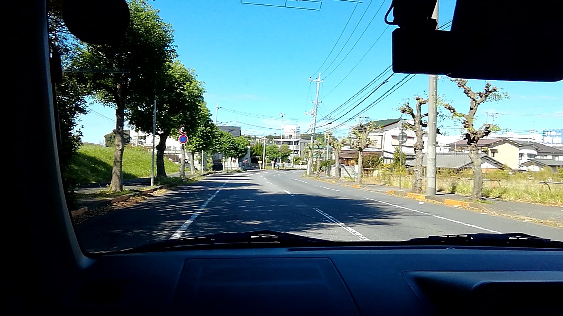 落ち着いた道路