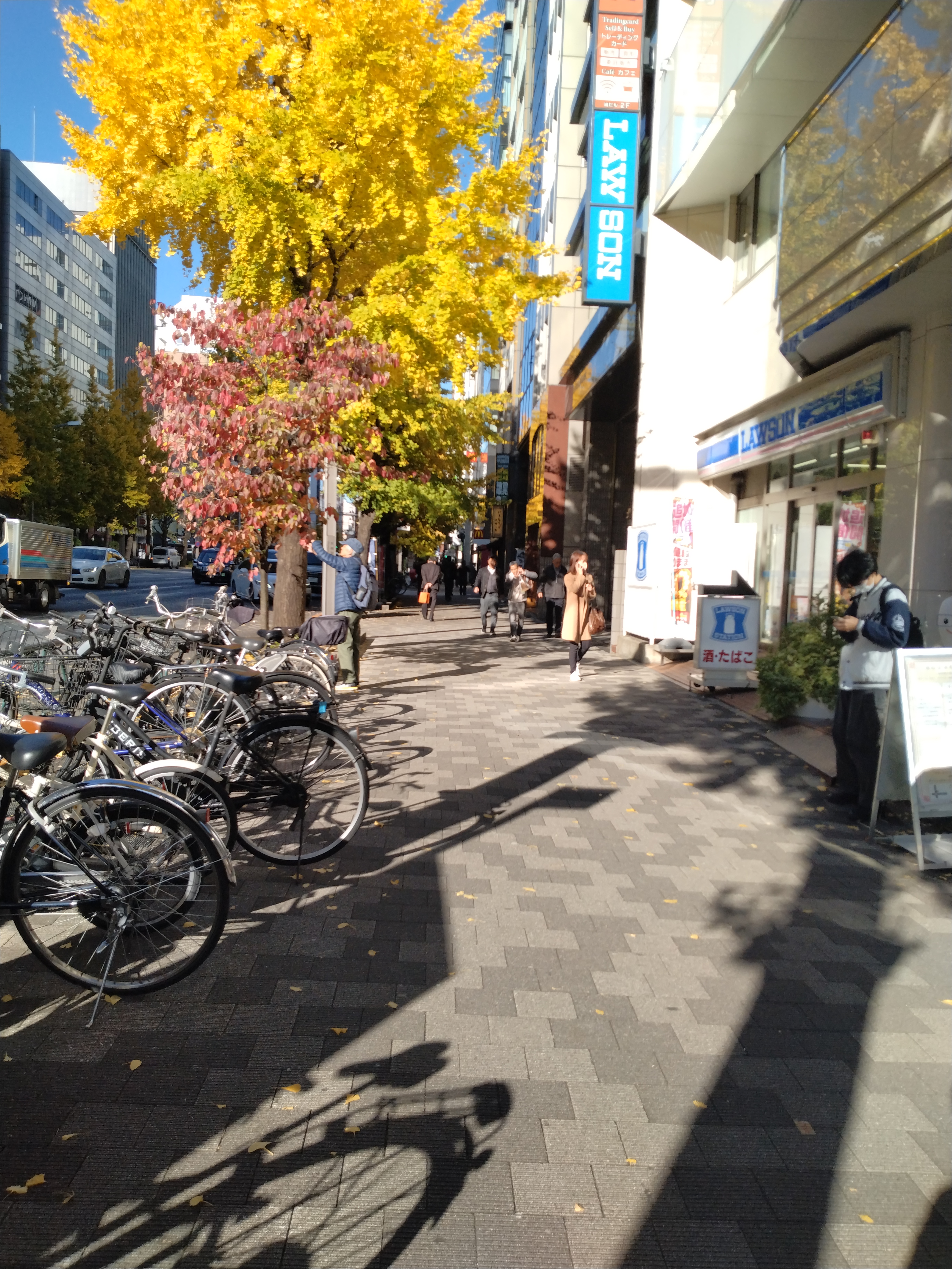 皇居ランナーが多いエリアです。