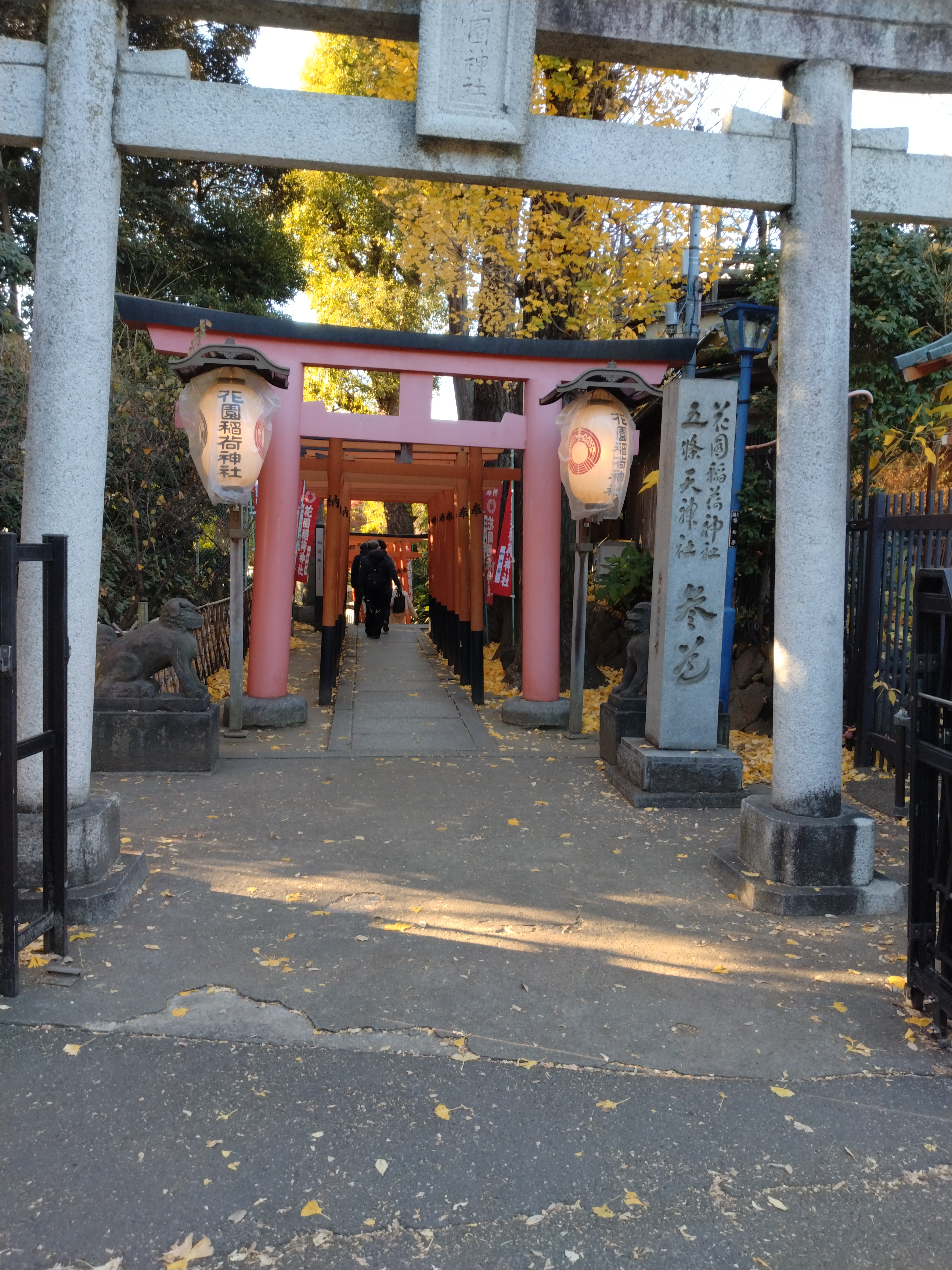 石畳の広場が写っています。