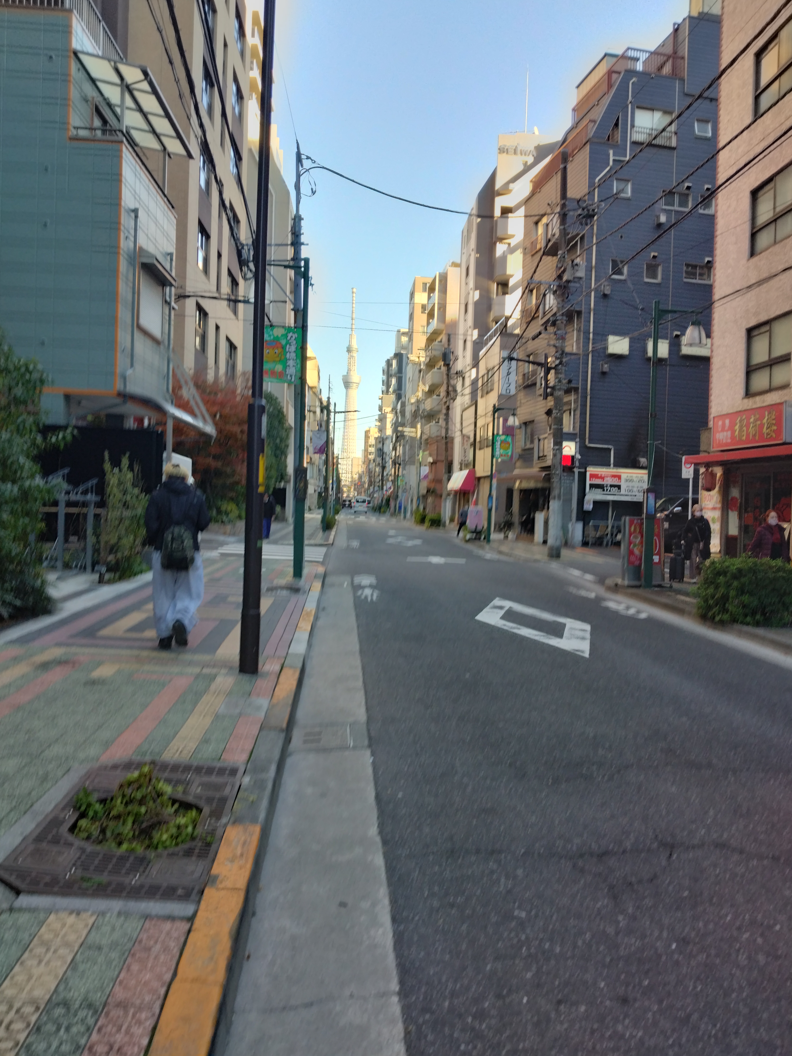 浅草エリアの商店街へ続く通りです。