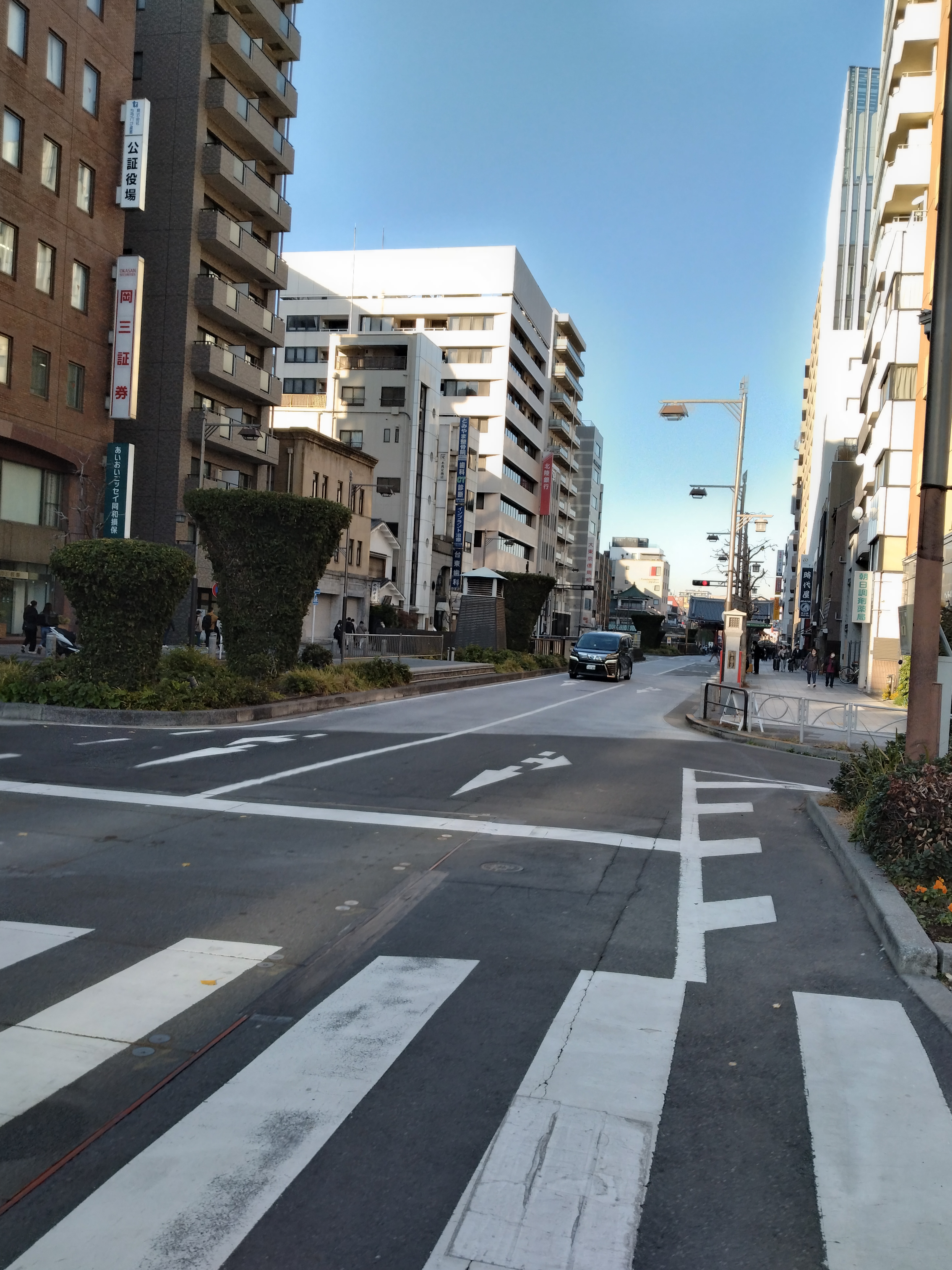 観光地と生活圏が混在する道路