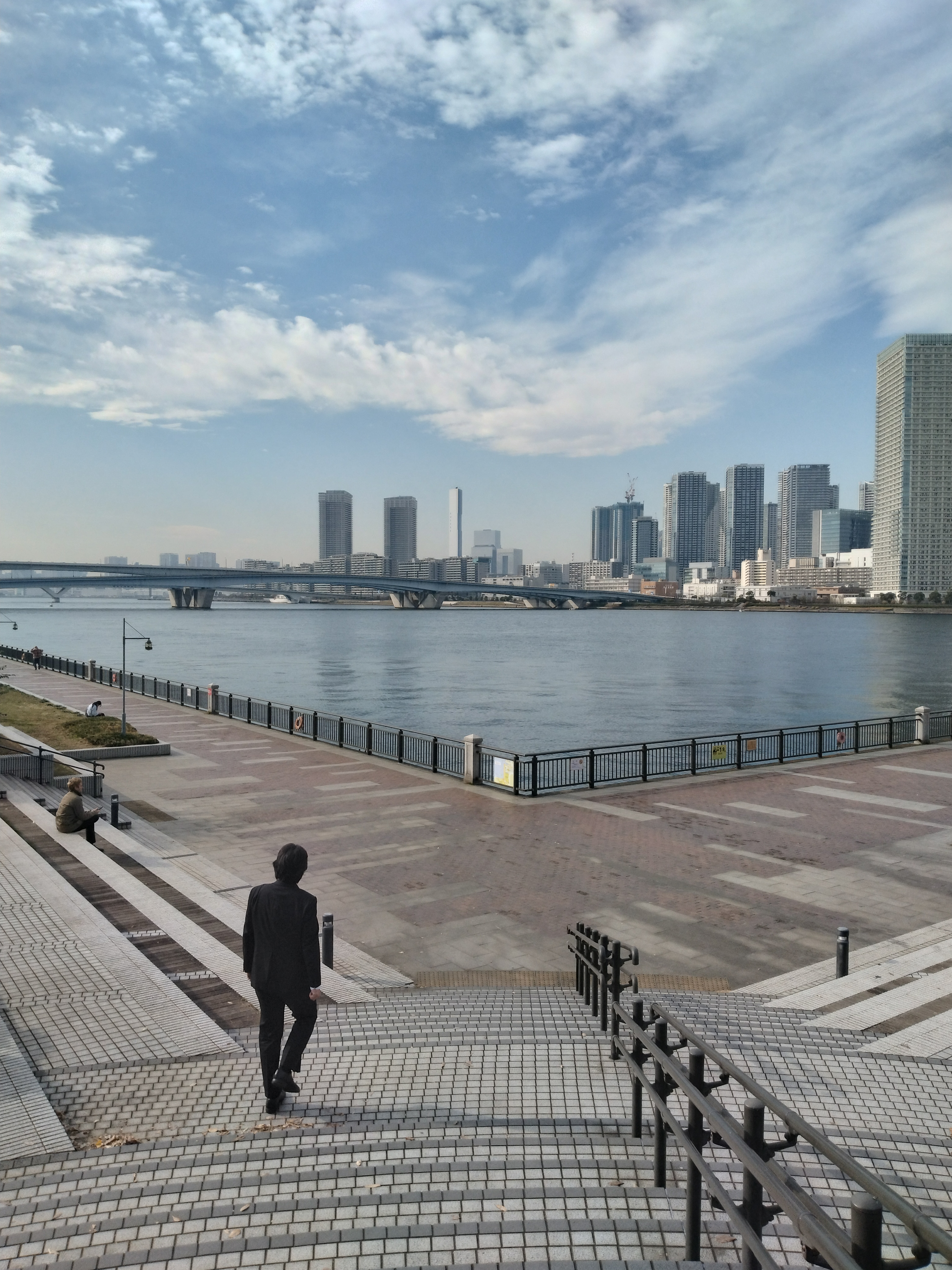 レインボーブリッジ方面を望む景色