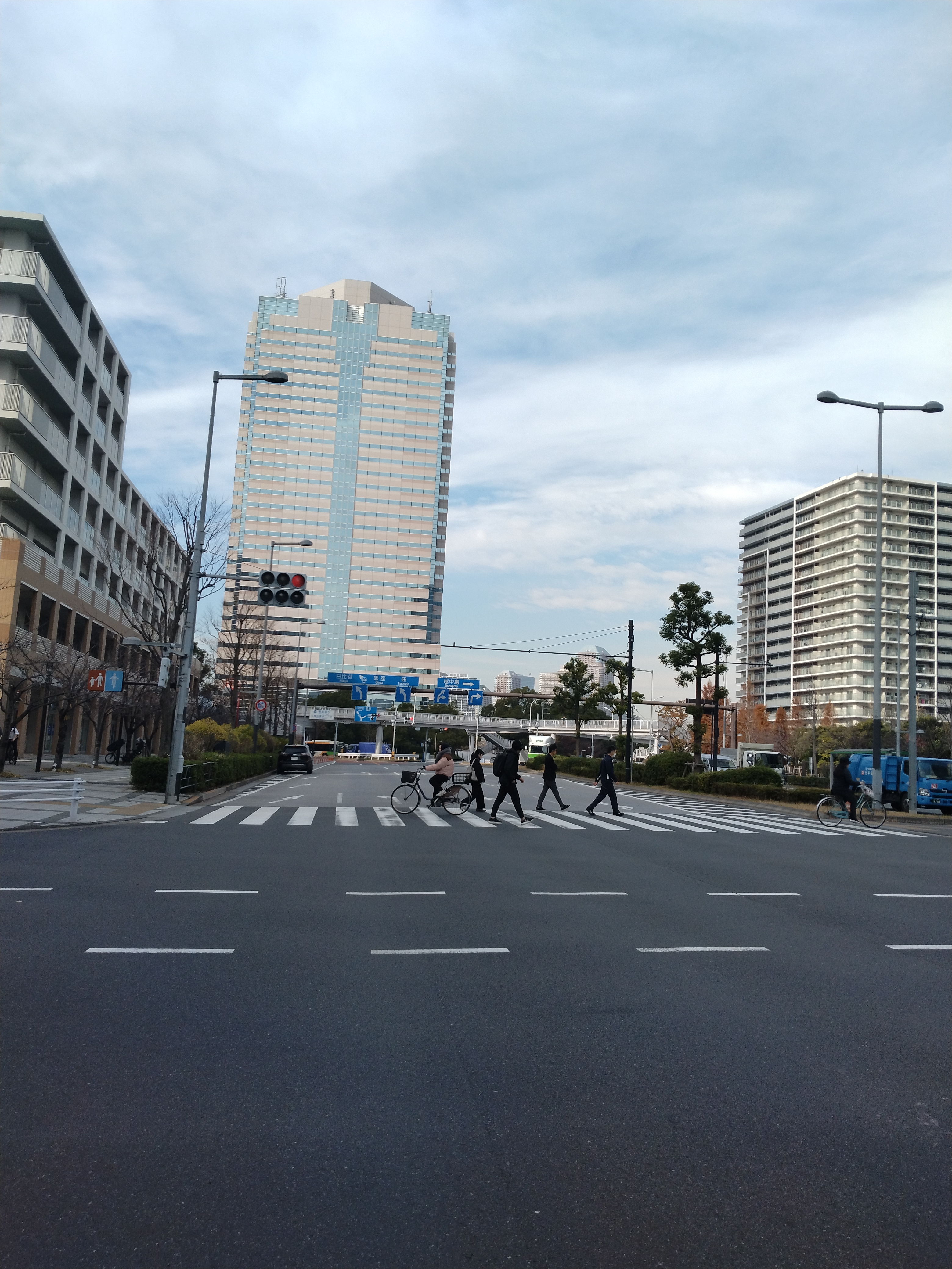 広がりのある道路景観